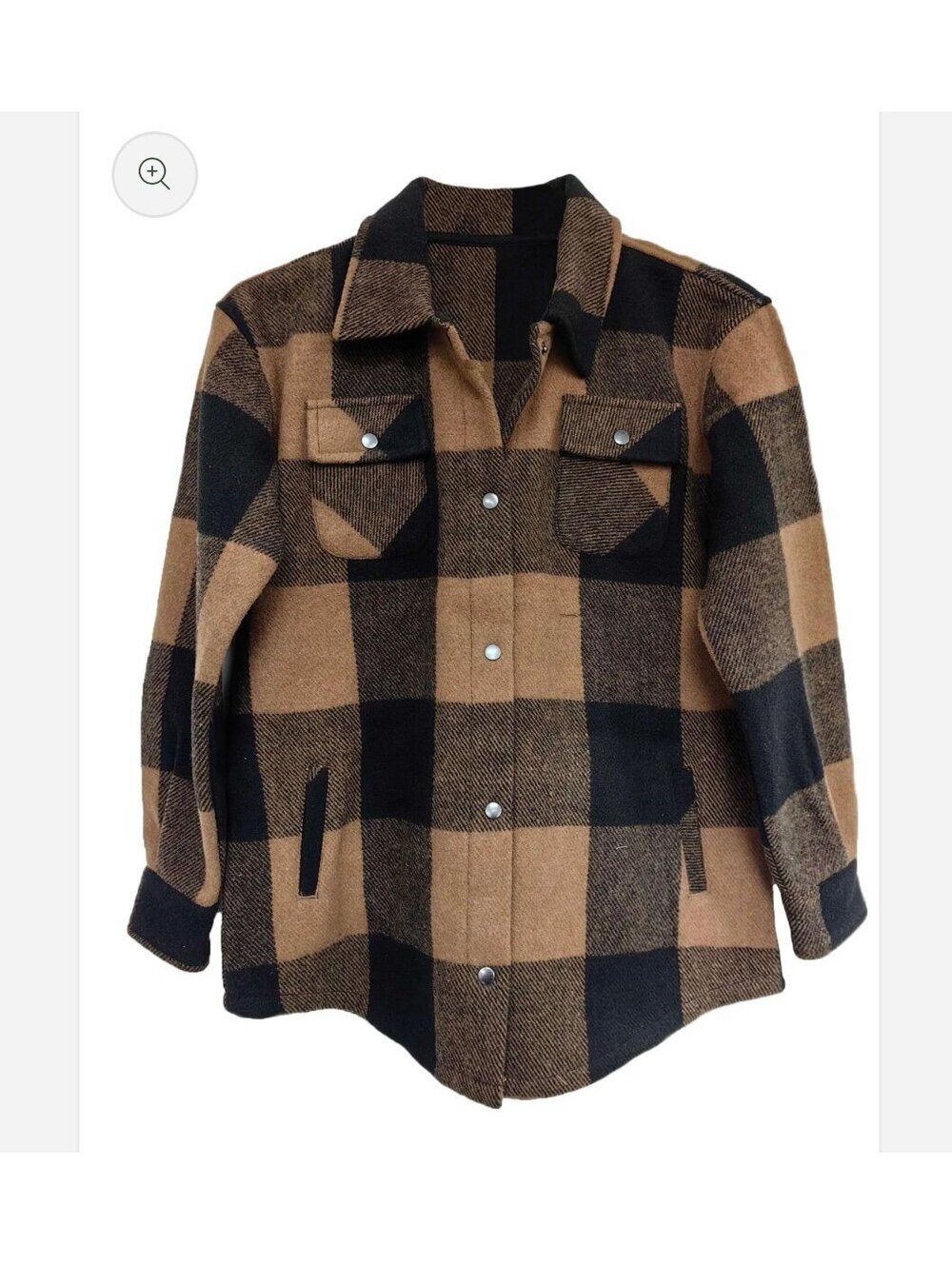Kids Fornia Butterscotch Plaid Shacket